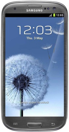 Смартфон Samsung Galaxy S3 GT-I9300 16Gb Titanium grey - Борзя